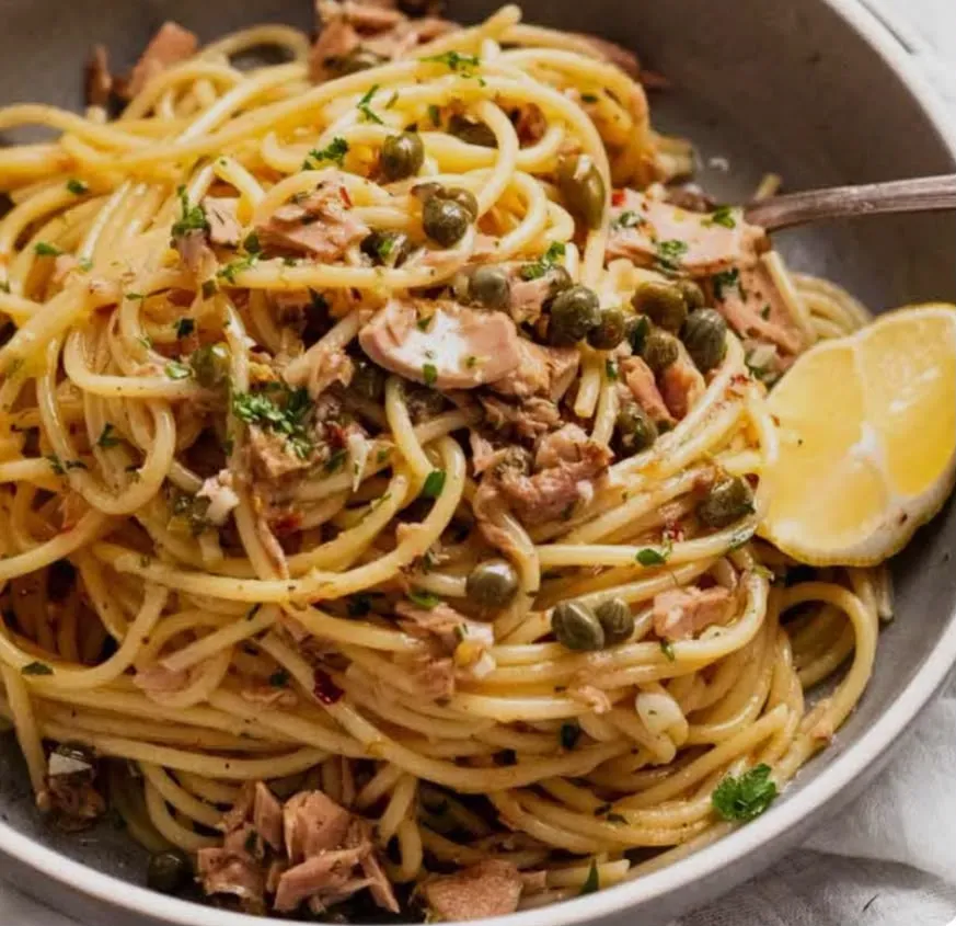Pasta  and tuna