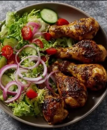 Mix Salad with Grilled Chicken